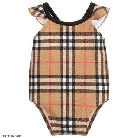 burberry baby girl|Burberry baby swimsuit.